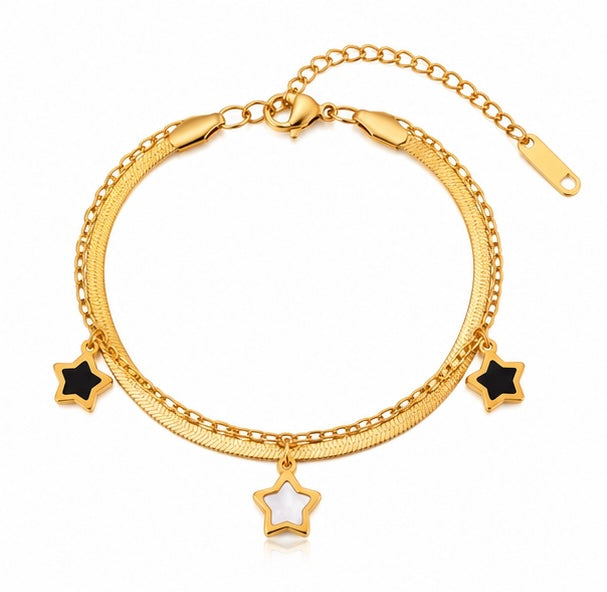 Stjärn Guld Armband