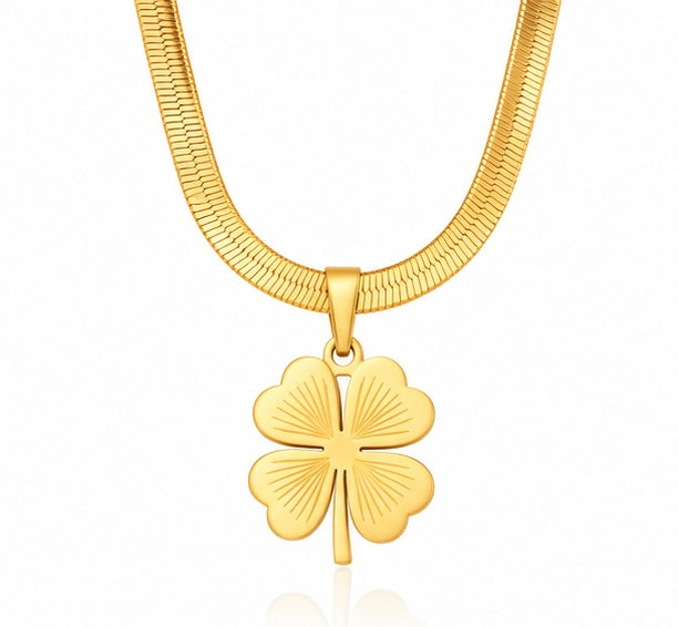 Blom Guld Halsband