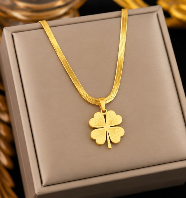 Blom Guld Halsband