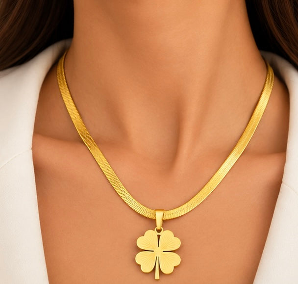 Blom Guld Halsband