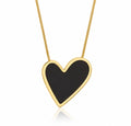 Svart Hjärt Halsband