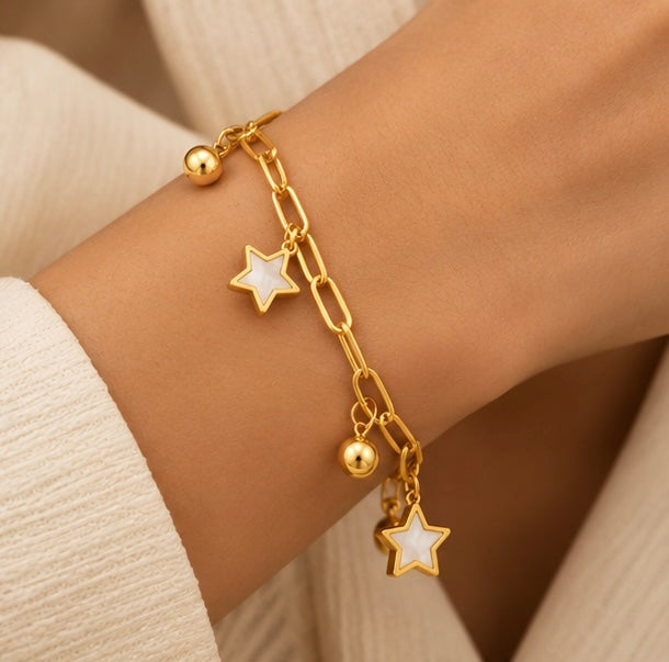 Stjärn Blom Armband