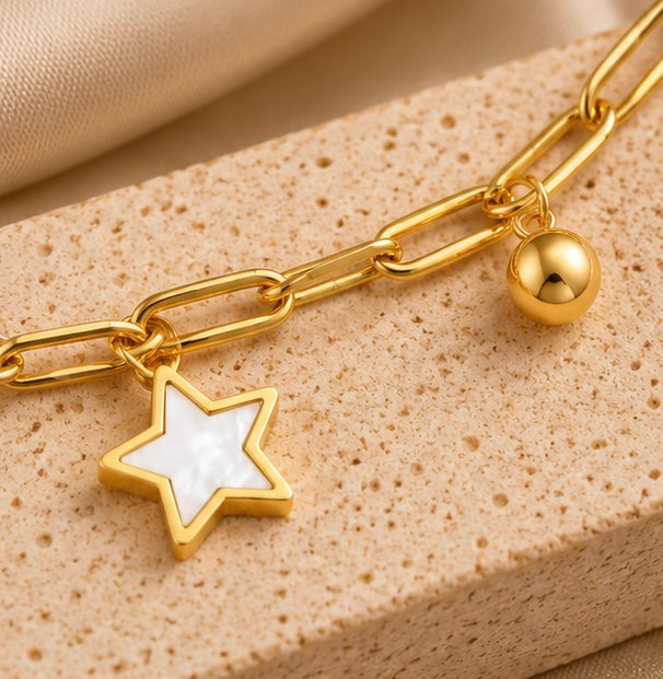 Stjärn Blom Armband