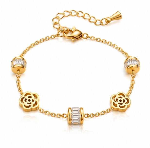 Blom Pärl Armband