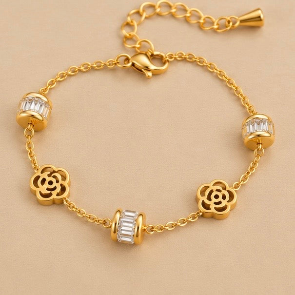 Blom Pärl Armband