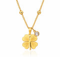 Blad Guld Halsband